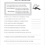 Run on Sentences Grammar Practice Page Printable Skills Sheets