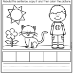 Scramble Sentence Worksheets