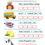 Scrambled Sentences Worksheet 2 Academy Simple