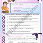 Second Conditional ESL Worksheet By Vanda51