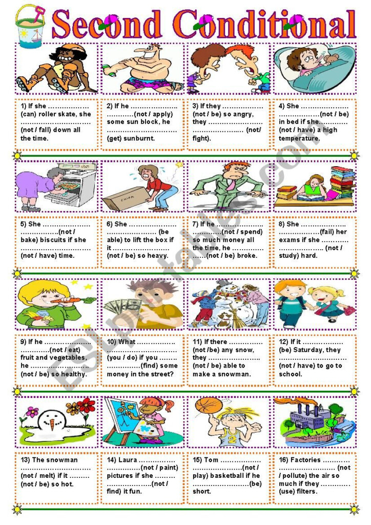 Second Conditional PART 2 ESL Worksheet By Vickyvar