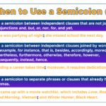 Semicolon The Combination Punctuation Curvebreakers