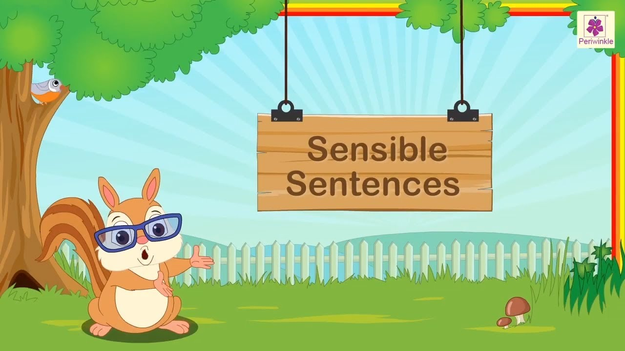 Sensible Sentences English Grammar Composition Grade 1 Periwinkle