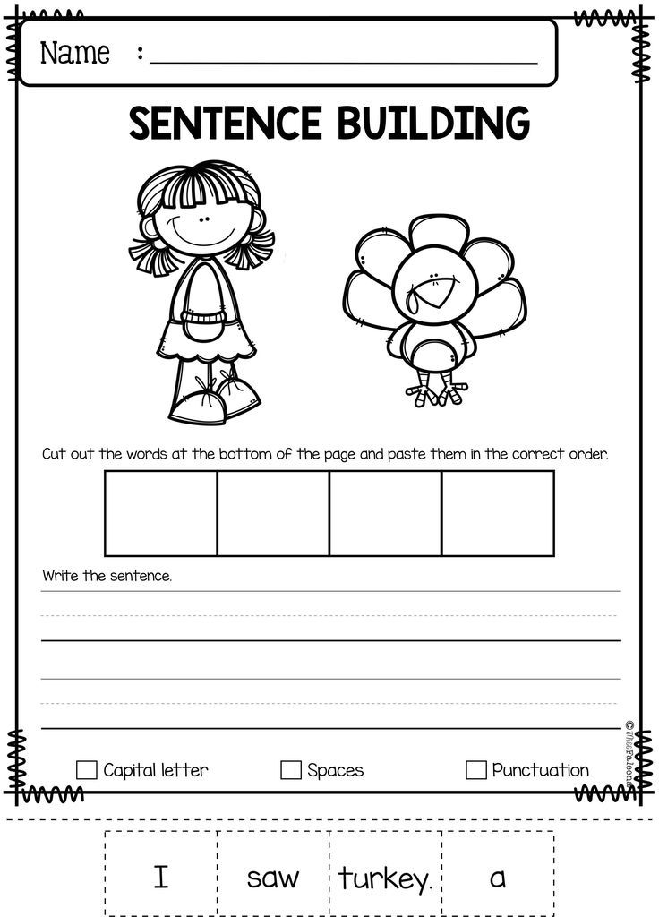 Sentence Building Worksheets 1st Grade Try This Sheet