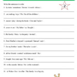 Sentence Forming Worksheet