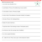 Sentence Structure 1 English ESL Worksheets Pdf Doc