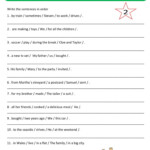 Sentence Structure 2 English ESL Worksheets Pdf Doc