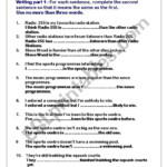 Sentence Transformation ESL Worksheet By Natdar