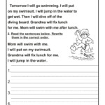 Sequence Worksheet For 2nd Grade