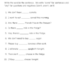 Shared Fill in the Blank Sentences Worksheet Worksheets