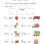 Short And Long Vowel Worksheets