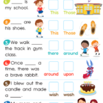 Sight Word Sentences Worksheet Free Printout For Kids Answers And