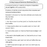 Simple And Compound Sentences Worksheets With Answers