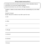 Simple Compound And Complex Sentences Worksheet Pdf With Answers Db