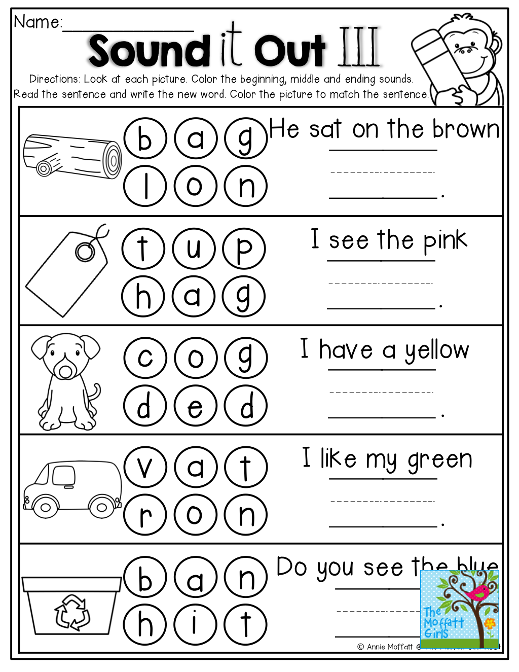 Simple Sentence For Kindergarten Worksheet