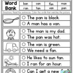 Simple Sentence Worksheet Kindergarten Reading