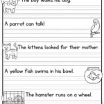 Simple Sentences Writing Sentences Worksheets For Kindergarten