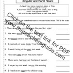 Singular And Plural Nouns Worksheet