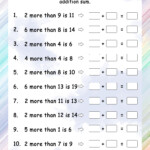 Statement Sums Grade 1 Math Worksheets