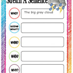 Stretch A Sentence Worksheets