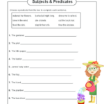 Subject And Predicate Practice KidsPressMagazine Subject And