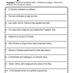 Subject Predicate Worksheet Have Fun Teaching