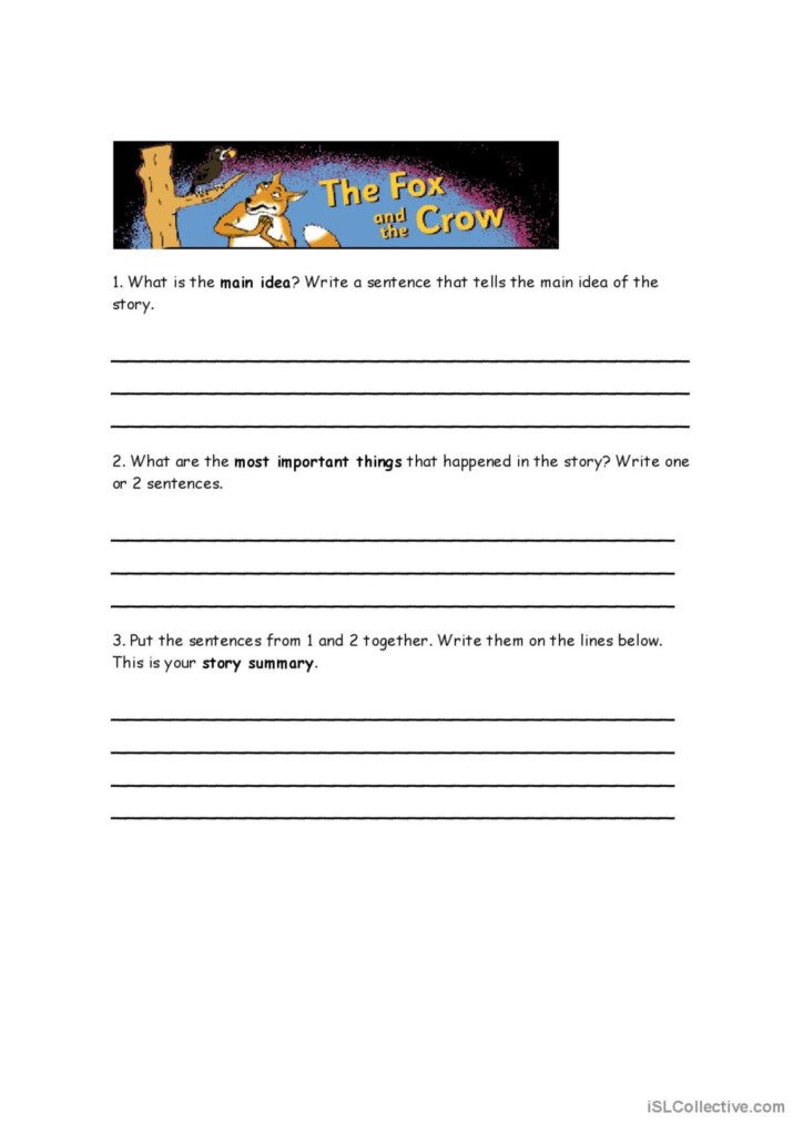 Summarizing Worksheet English ESL Worksheets Pdf Doc