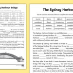 Sydney Harbour Bridge Cloze Worksheet Sydney Harbour Bridge Cloze