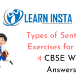 Types Of Sentences Exercises For Class 4 CBSE With Answers