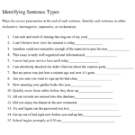 Types Of Sentences With Examples Declarative Imperative Exclamatory