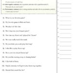 Types Of Sentences Worksheets Grade 3 Worksheets Master