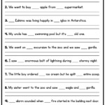 Using The Article A Or An Worksheet English Worksheets For