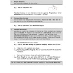 Varying Sentence Structure Worksheets Worksheet Template Easylayla