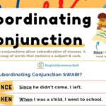 What Is A Subordinating Conjunction Examples Worksheet List