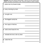 What Is Missing Complete Incomplete Sentences Worksheet By Teach Simple