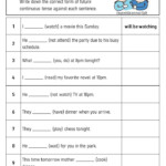 Worksheet On Future Continuous Tense With Answers EnglishGrammarSoft