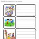 Writing Complete Sentences About An Image Worksheet Have Fun Teaching