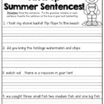 Writing Sentences Correctly Worksheet