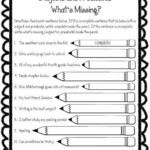 Writing Sentences Worksheet 4th Grade