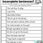 Writing Sentences Worksheets For 2nd Grade Pdf Brenda Bailey s