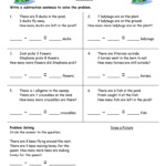 Writing Subtraction Sentences Worksheets Have Fun Teaching