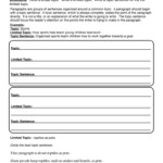 Writing Topic Sentences Worksheet By Teach Simple