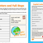 Year 2 Punctuation Capital Letters And Full Stops Twinkl Homework Help