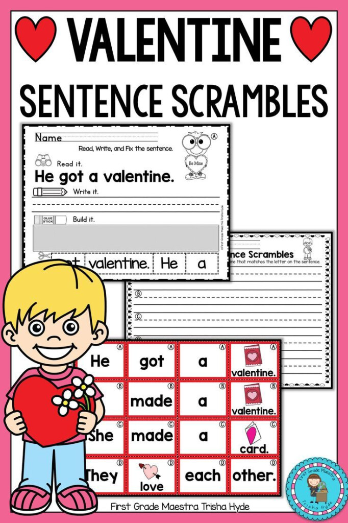 Your Students Will Love These Valentine s Day Sentence Scramble 