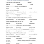 Zero First And Second Conditional Conditionals Worksheet Learn