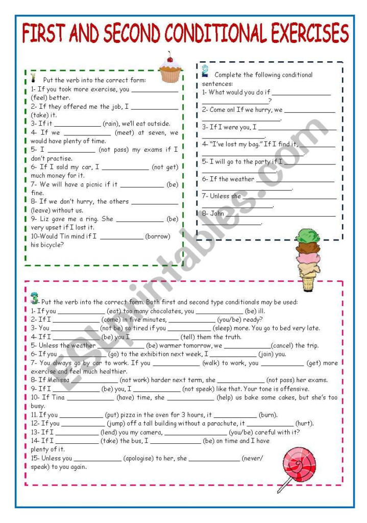 Zero First And Second Conditional Exercises With Answers Muslisugar